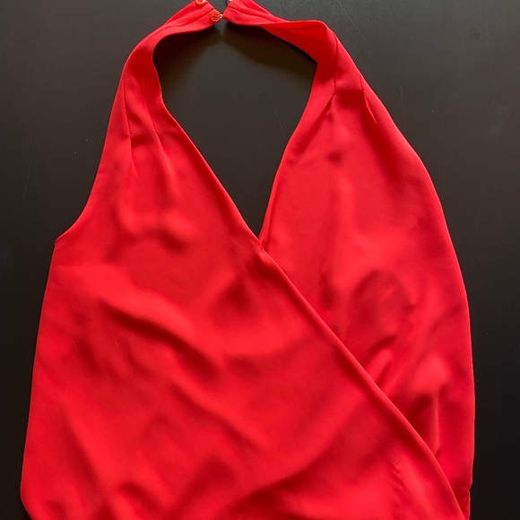Abbeline Hot Pink Halter Top - Picture 1 of 4
